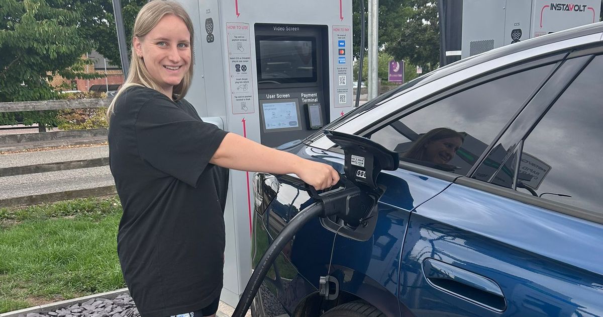 'I took an EV on a 1,602 mile trip across Europe and learnt five vital lessons' 27 - Belgian News 1 Liv charging the VW - Belgian News